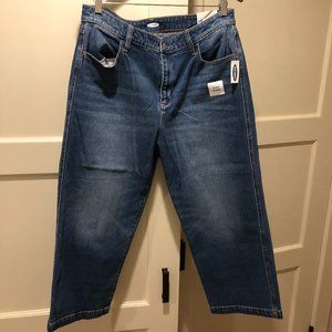 Old Navy Wide Leg Ankle-Length Jeans (Size 16 - Brand New with Tags)